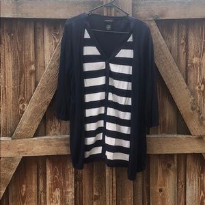 Lane Bryant button down sweater